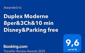 Duplex Moderne 8Per&3Ch&10 Min Disney&Parking Free